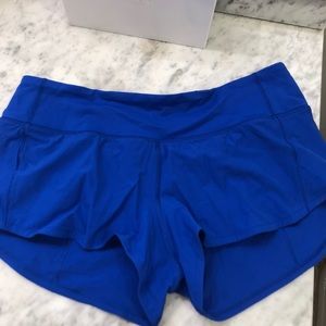 Lululemon speed up shorts size 6
